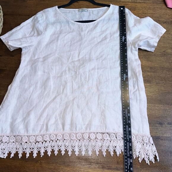 Terzo Millennio 100% Linen Top Decorative Fringe - Picture 4 of 6